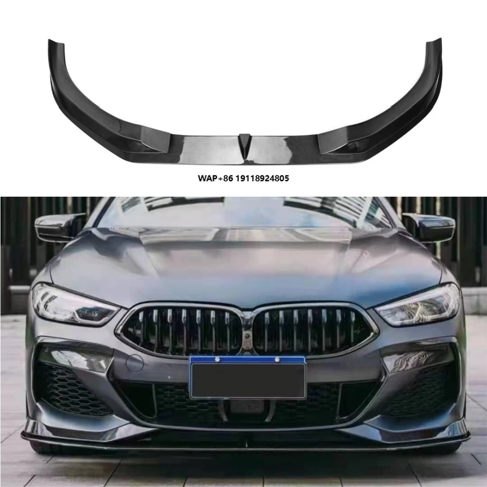 

Real Carbon Fiber G14 G15 G16 AC Style Front Lip for 8 Series G14 G15 G16 2020-IN G14 G15 G16 Front Bumper Lip Splitters
