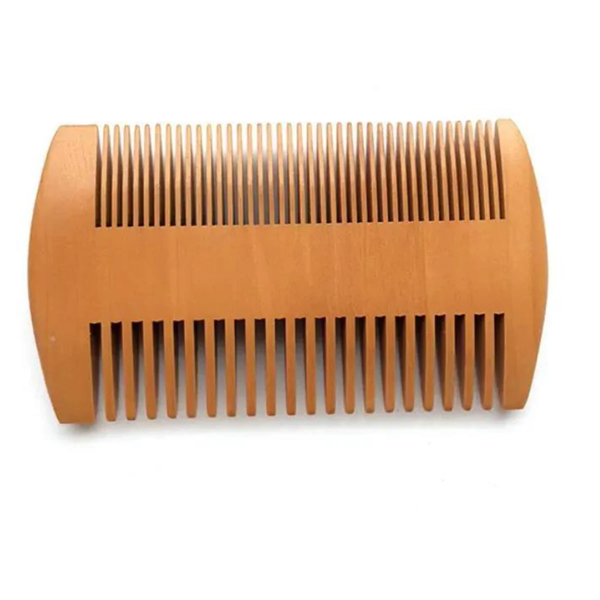 100pcs Wooden Beard Comb Double Sides Super Narrow Thick Wood Combs Pente Madeira Lice Pet Hair Tool cheap sale