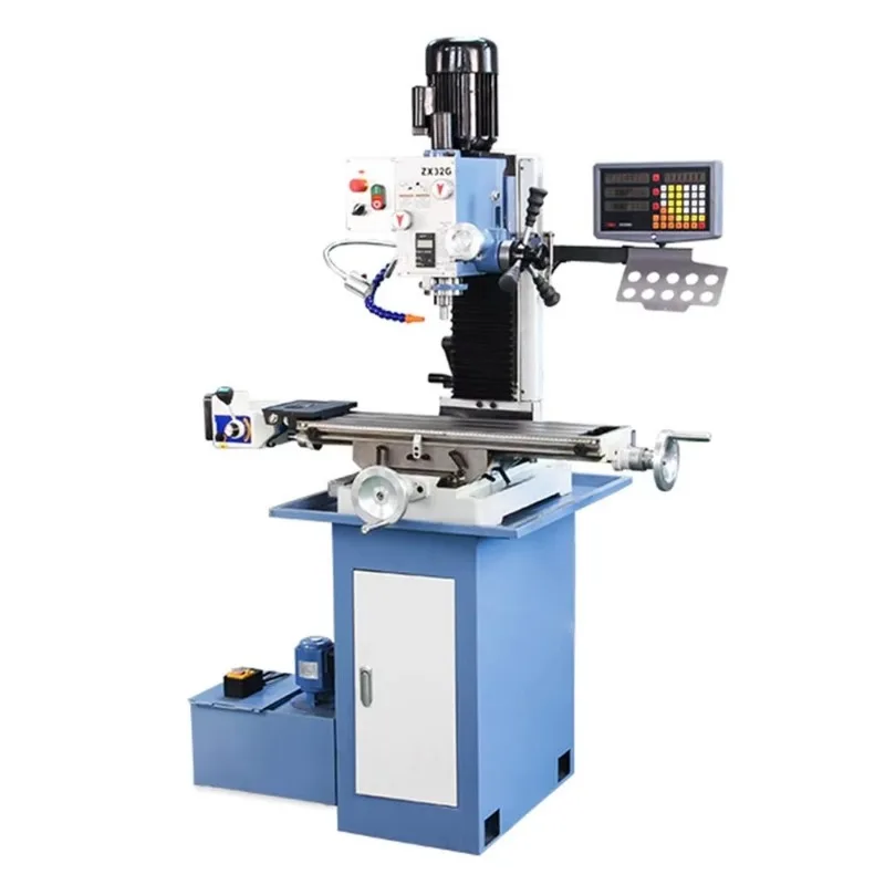 ZX32G Multi-purpose Chinese Vertical Benchtop Micro Milling Machine Drilling Bottom Home Industrial Woodworking  Metalworking