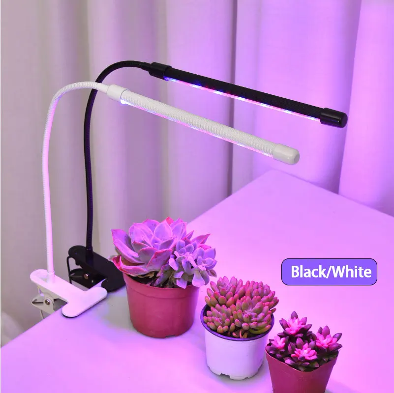 Led Plant Growth Lamp Multi Head Clamp Plant Lamp Flower Timed Dimming Lamp Full Spectrum Succulent Supplementary Light