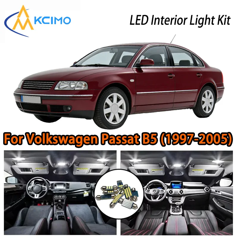 

KCIMO For Volkswagen Passat B5 (1997-2005) Premium LED Interior Kit - 2 Colors , Quick Installation, Long-Lasting
