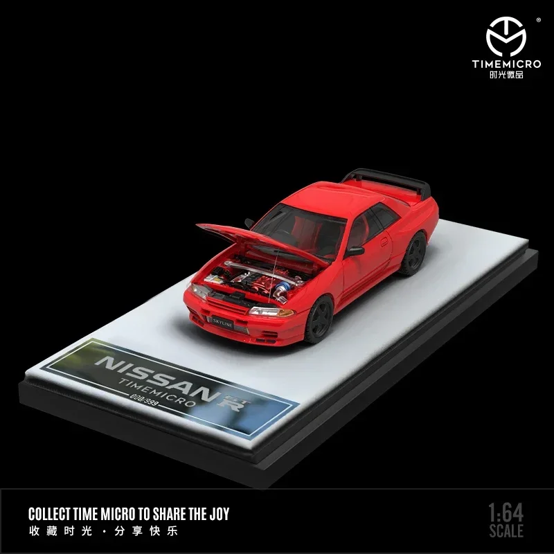 TIME MICRO 1:64 Gtr32 capa aberta edição limitada modelo de carro fundido