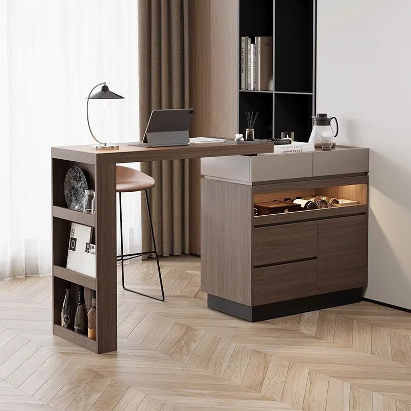 

ebe new Italian minimalist telescopic bar living room partition small apartment sofa side cabinet integrated cabinet solid wood