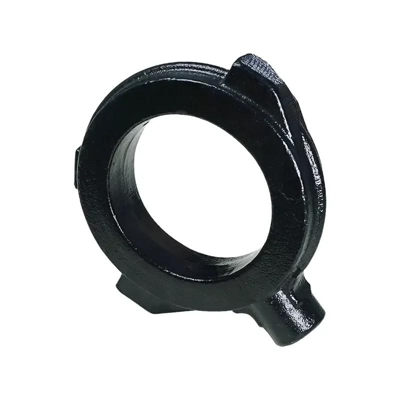 for Black Cast Metal Pipe Clamp Ring Adjustable Split Design For Safe Connection