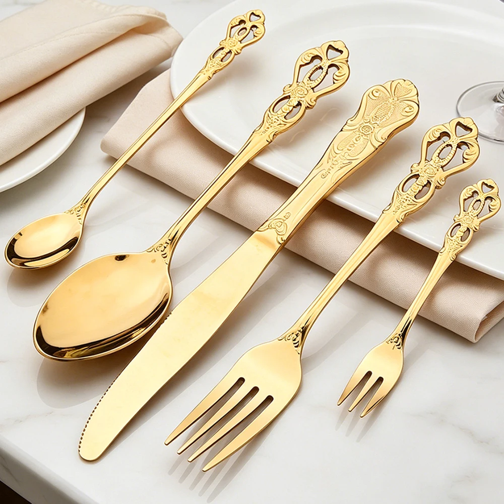 20-teiliges Luxus-Goldbesteck- – Kitchen Appliances Luxury Bewertung und Preis