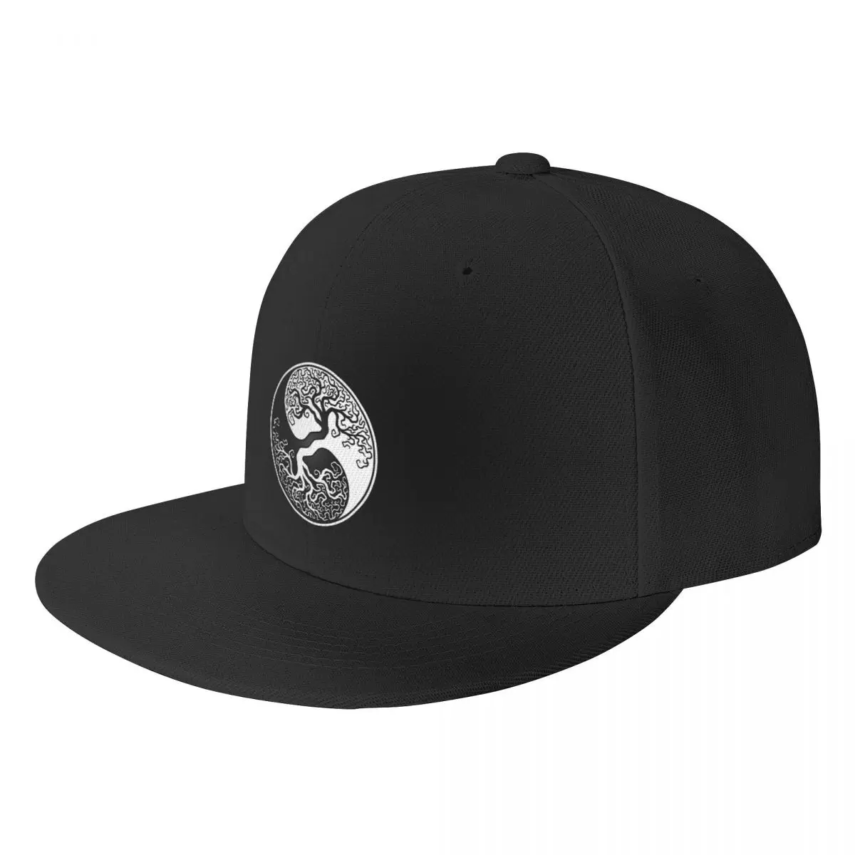 

White and Black Tree of Life Yin Yang Baseball Cap hard hat western hats Hip Hop Caps For Women Men's