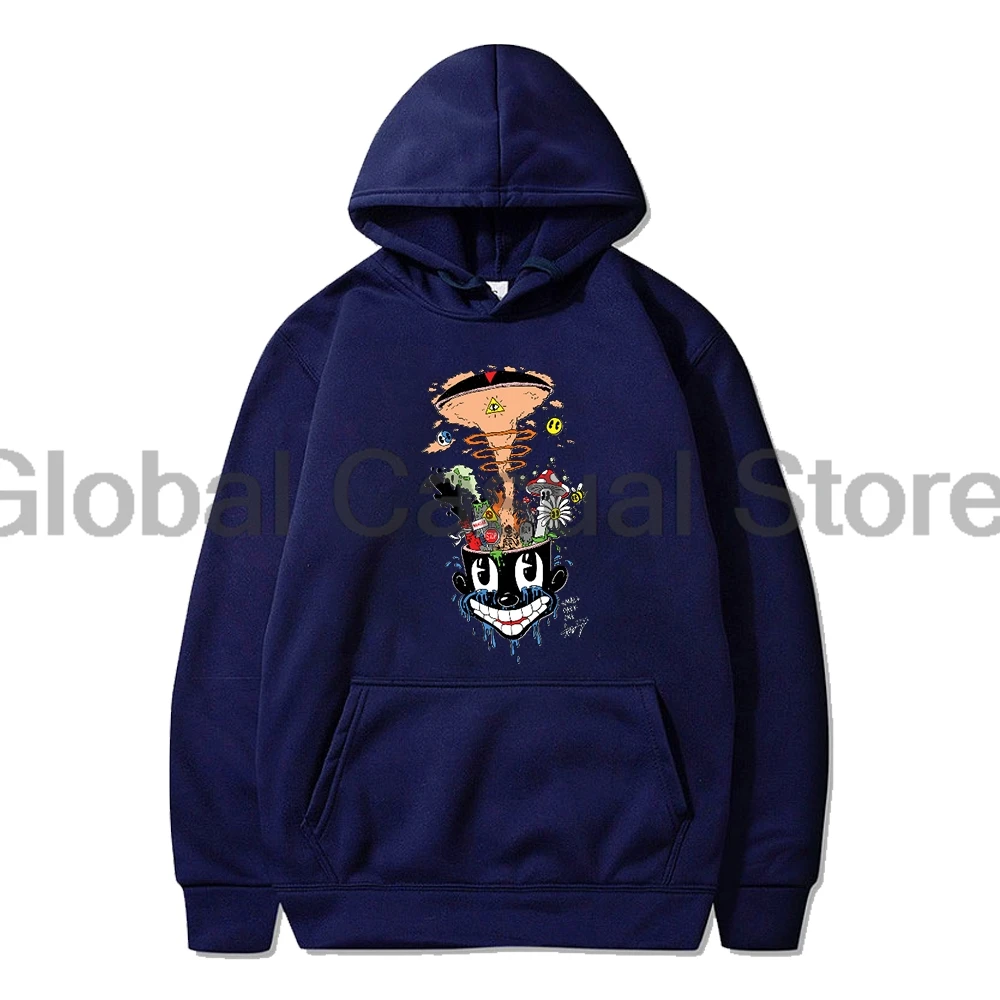 Lil Darkie Thinker Hoodie للرجال والنساء ، ملابس الشارع طويلة الأكمام ، البلوز بغطاء رأس ، ملابس الهيب هوب ، صغيرة ، مظلمة ، واحدة Merch ، جولة ،