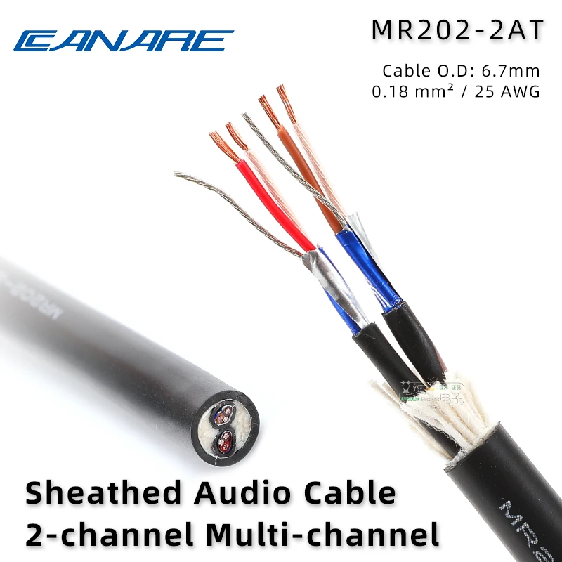 Original CANARE MR202-2AT Multichannel Microphone Cable Recording