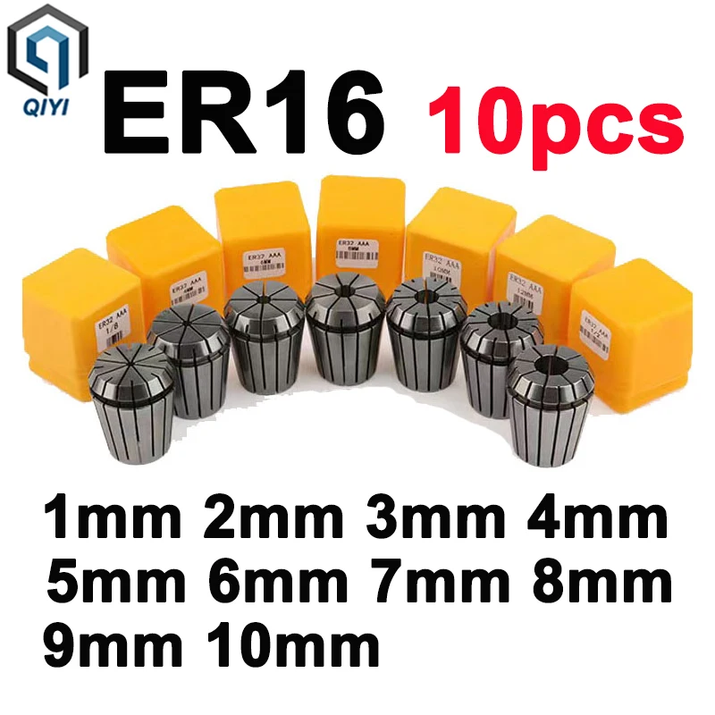 ER11 ER16 ER20 ER25 Collet Chuck Set 1-16mm Spring Collet For CNC Machining Center Engraving Machine Lathe Mill Tool ER Collect