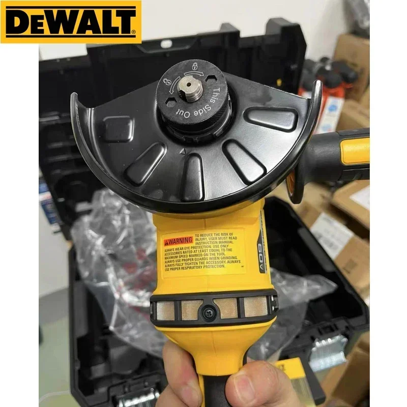 DEWALT DCG418 Angle Grinder With Kickback Brake Kit 125MM Brushless Cordless Angle Grinder Cutting Machine Power Tools DCG418B