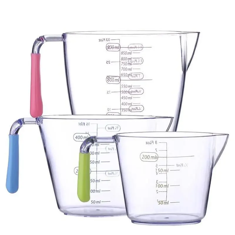 

Plastic Measuring Cup Kitchen Home Transparent Digital Cake Measurements Jug for Baking Cooking Measurements Measuring Jugs