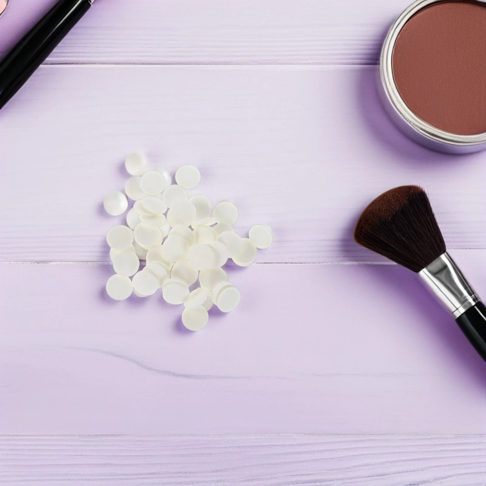 

120Pcs Replaceable Pads Cotton Essential Oil Diffuser Pads Compact Aromatherapy Necklace Refill Pad