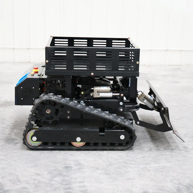 Customized 2025  Engine Remote Controlled Lawnmower Snow Shovel Attachment English Version Lawn Mower view 4