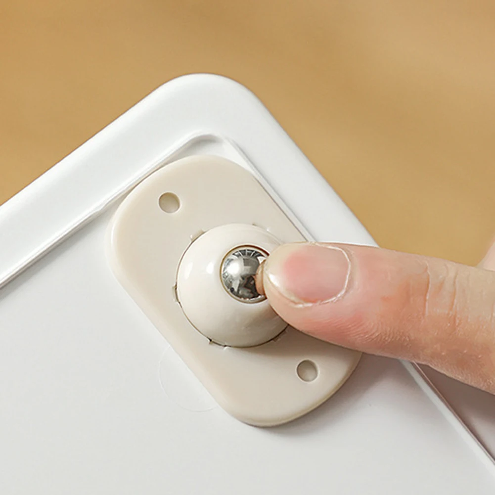 ABS and Stainless Steel 360 Swivel Casters with Strong Backing for Quick Installation on Wood Metal or Plastic
