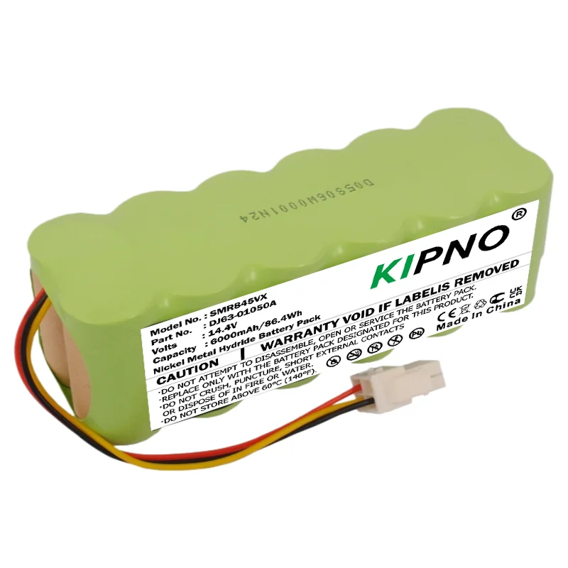 Suitable for Samsung sweeping robot battery 14.4V NI-NH 6000mAh applicable to SR8895 SR8840 SR8845 SR8855 VCA-RBT20 DJ96-00113C