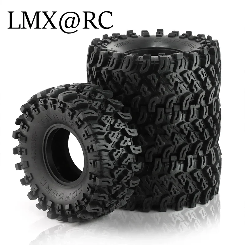 4pcs 136mm 2.2 inch Rubber Tire Wheel Tyre for 1/10 RC Crawler Car Axial SCX10 Pro Wraith Capra RR10 Traxxas TRX4 YK4082