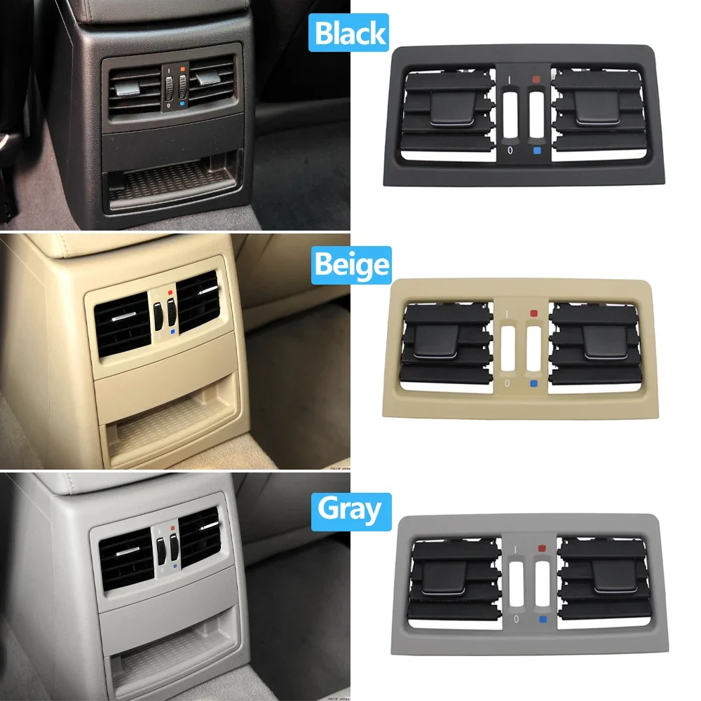 For BMW 3 Series E90 E91 335i 328i 318i 325i 330i 320i 2005-2012 Car Rear Center Console Heater AC Vent Grille Air Vent Panel