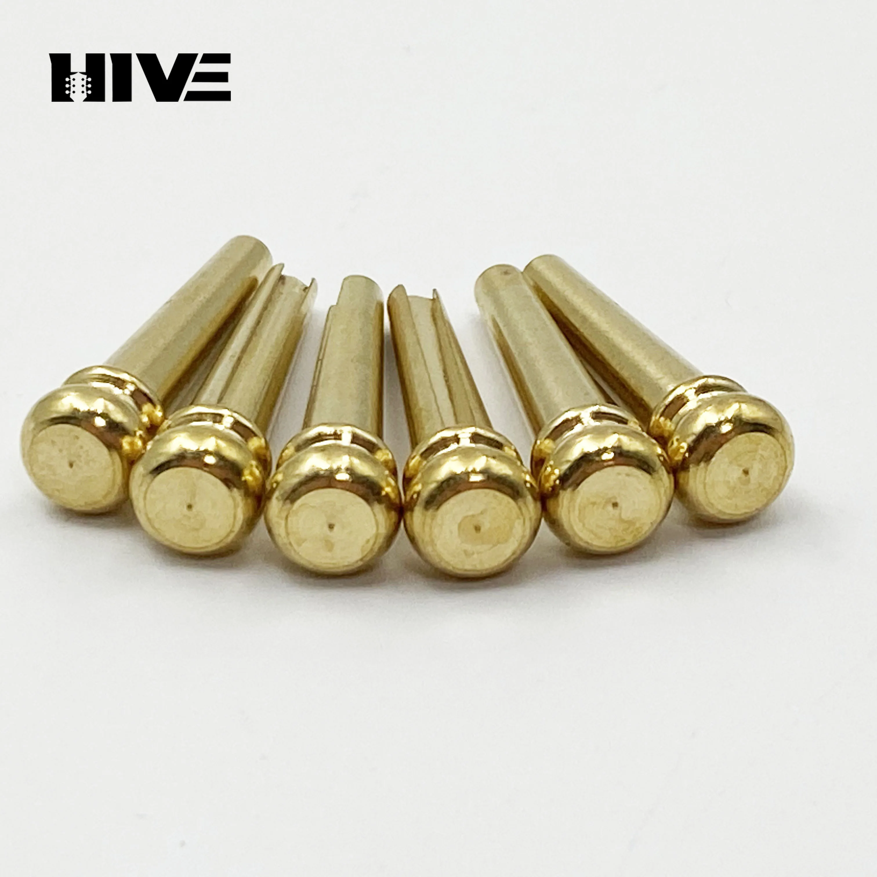 6Pcs/set Folk Acoustic Guitar String Nail Copper Acoustic Guitar Bridge Pins String Peg Factory Direct Sales