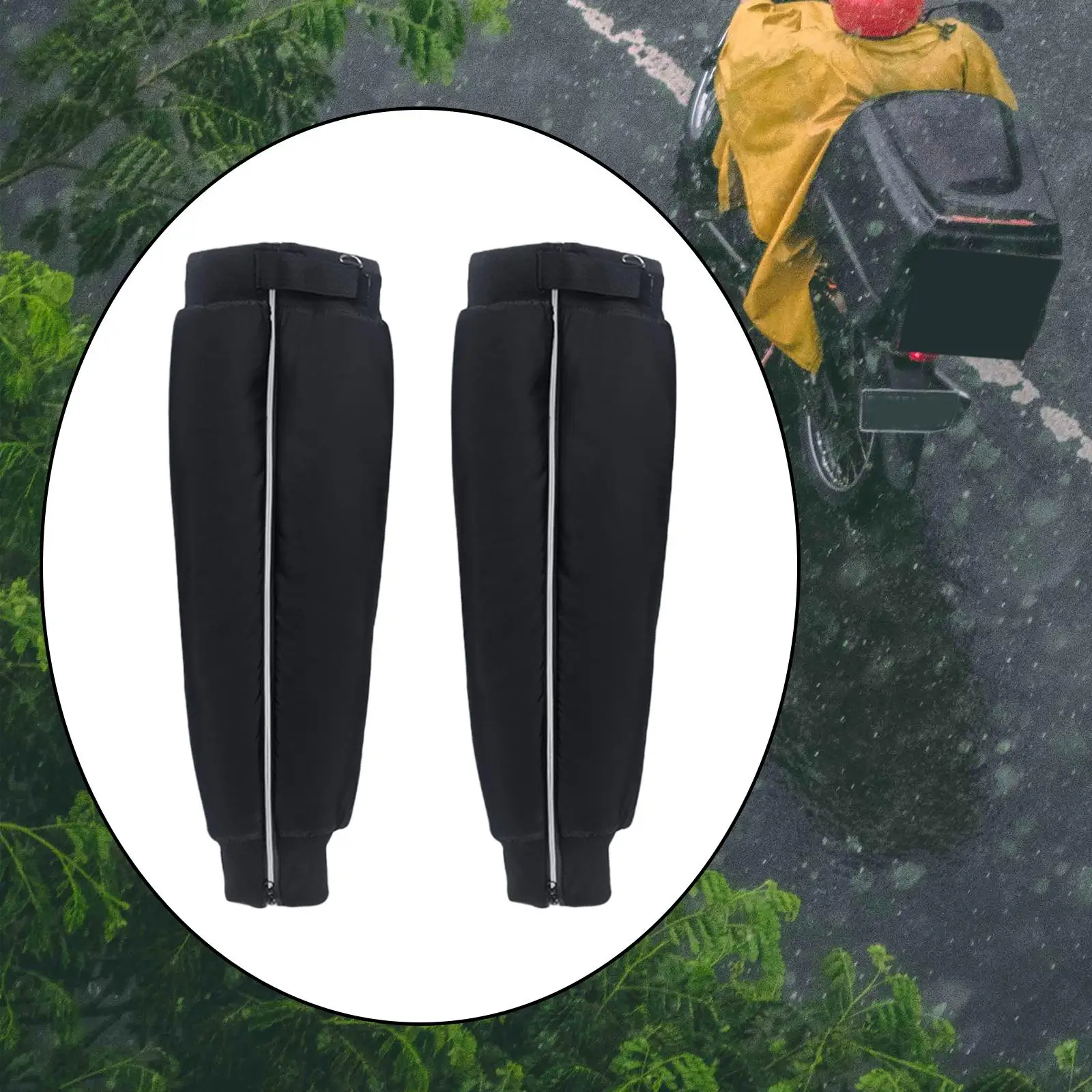 ملحقات تدفئة الساق لركوب الدراجات النارية، معدات واقية، دعامات للركبة لركوب الدراجات في الشتاء