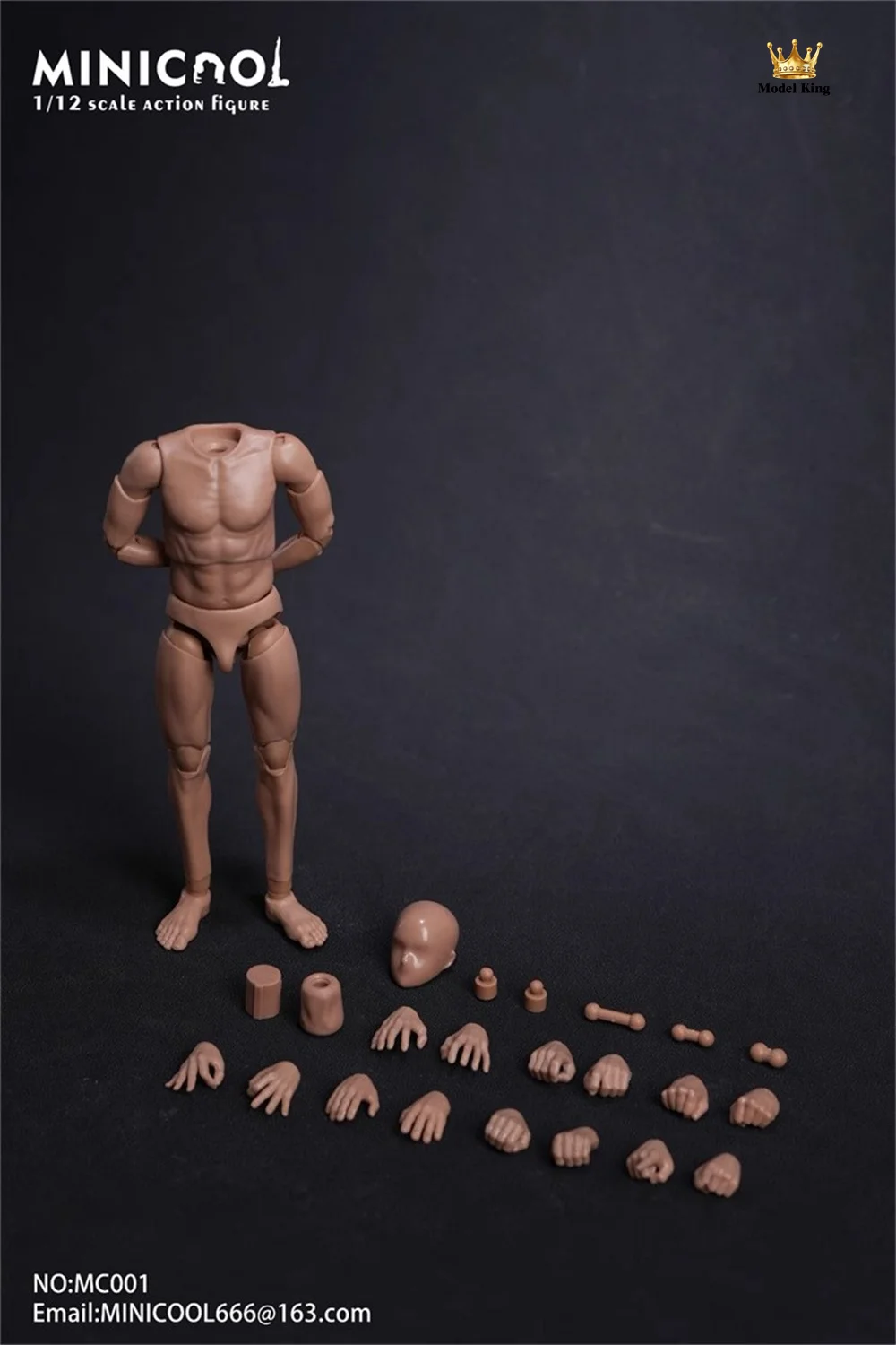 MINI COOL 1/12 Super Flexible Basketball Players Joint Male Soldier Body With Head For 6Inch Action Figure Dolls Model Toys