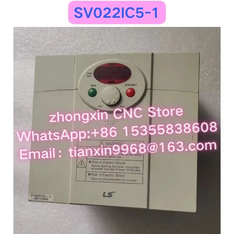 Used SV022IC5-1 2.2KW 1 Phase 200V Inverter VFD Frequency AC Drive Spot Functional test OK Fast delivery