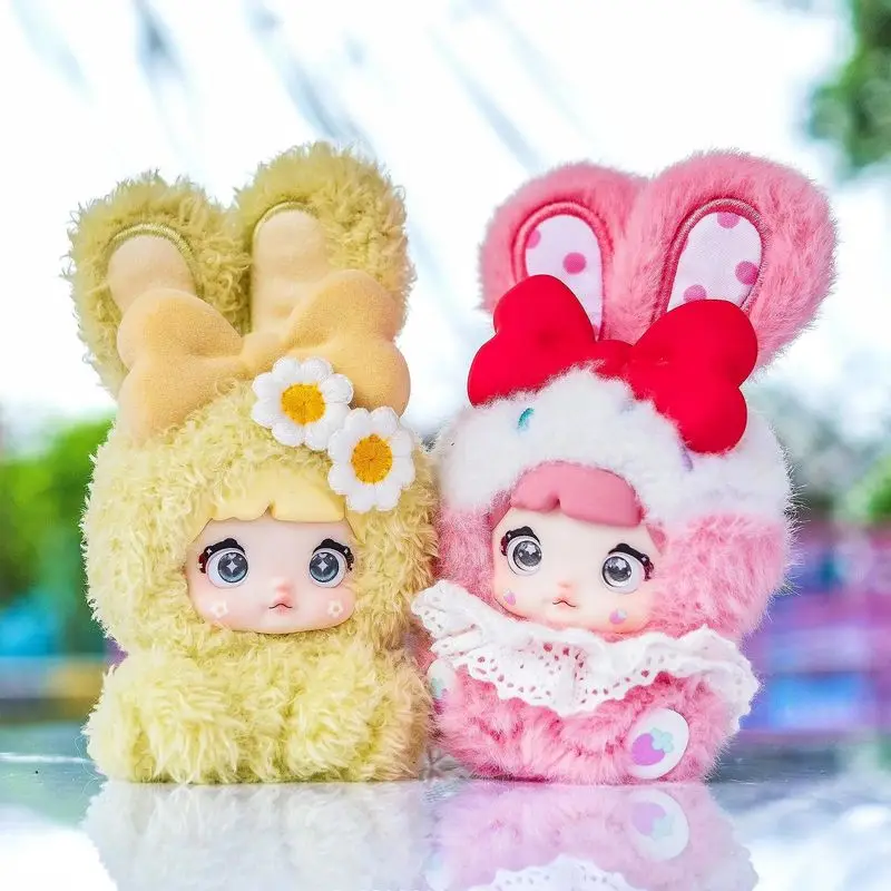 Подлинная серия Nommi Baby Sweetheart Bunny, виниловая плюшевая слепая коробка, милые модели кукол, украшения, модные игрушки, подвески, загадочная коробка, подарок