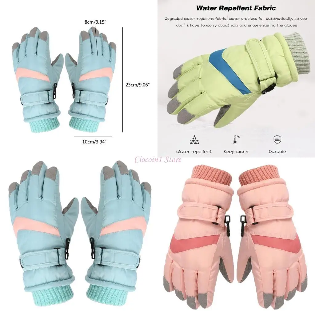 Y1UB 1 paar Ademend skihandschoenen Winddichte winter Mittens Sportshandschoenen