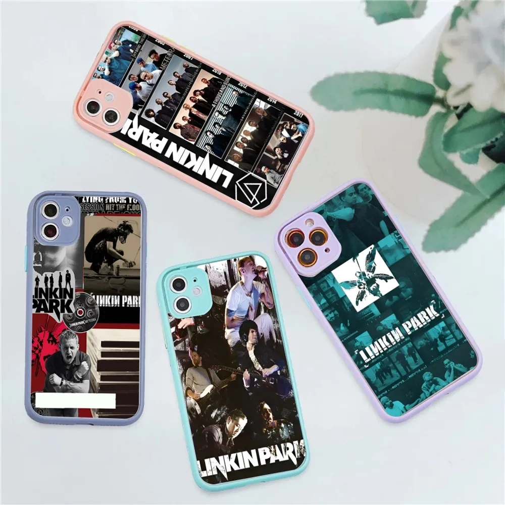 Чехол для телефона L-Linkins Music Park для iPhone 14, 11, 12, 13, Mini Pro Max 8, 7 Plus X XR XS MAX, полупрозрачный матовый чехол