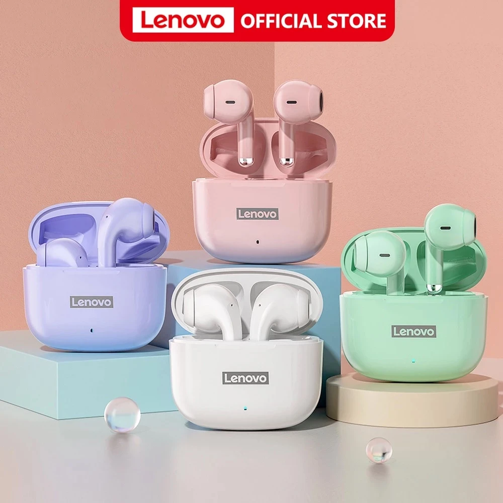 Original Lenovo LP40Pro TWS Bluetooth 5.1 Quick Connect Earphone Ergonomic Design Headphones Powerful Transmission Speed Headset