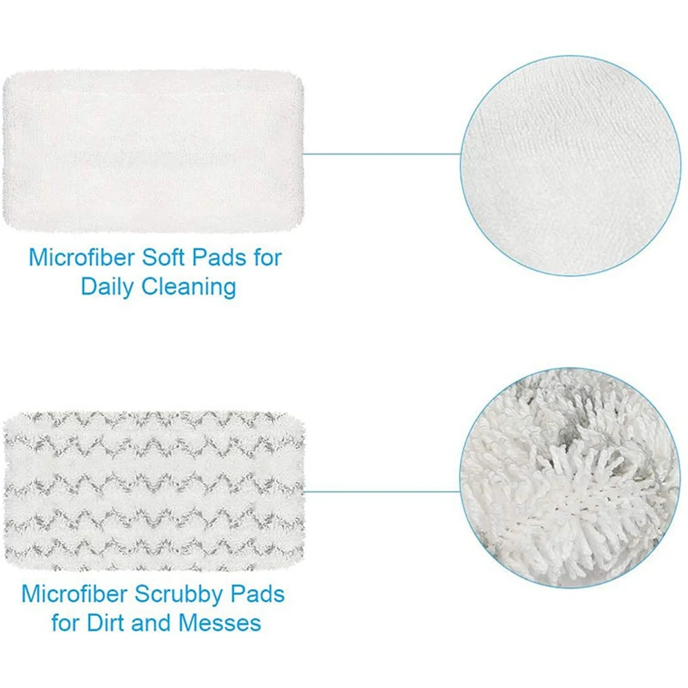 Steam Mop Pad for Bissell PowerFresh Vac & Steam 2747A, 1132 1543 1632 1652 Symphony Vacuum and Steam Mop Series, 6 Pack