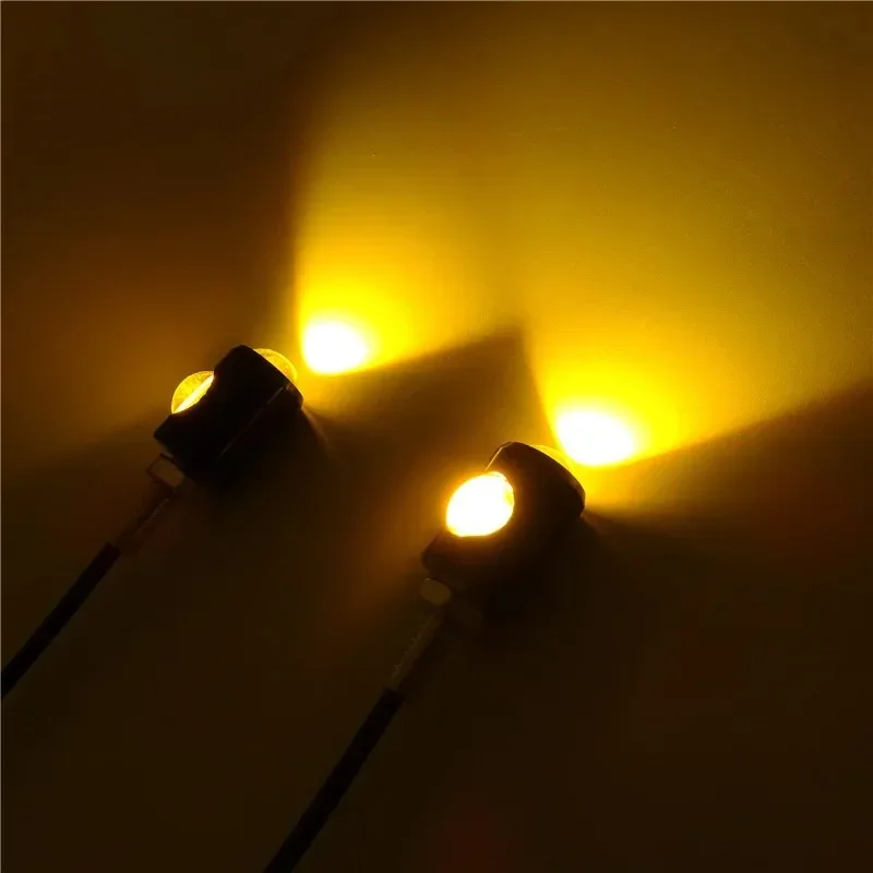 2 Pieces Double LED Motorcycle Signal Lamp Super Bright LED Car Number Plate Bolt Tail Rear Fire Brake Fog Bulb