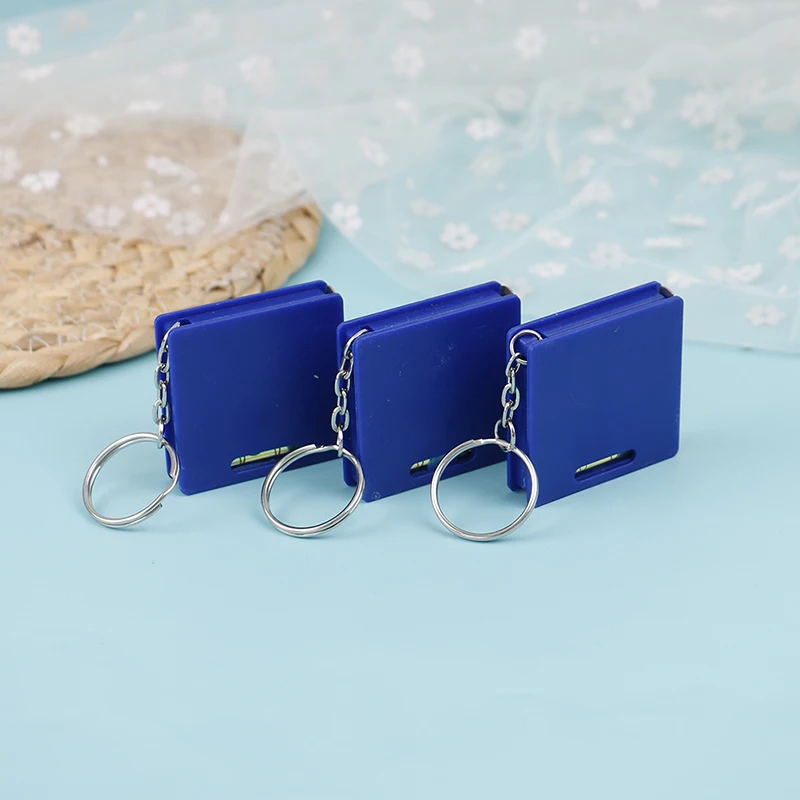 Multifunctional 100cm Tape Measure With Keychain Portable Retractable Ruler Centimeter/Inch Ruler Soft Steel Tape Measure Random