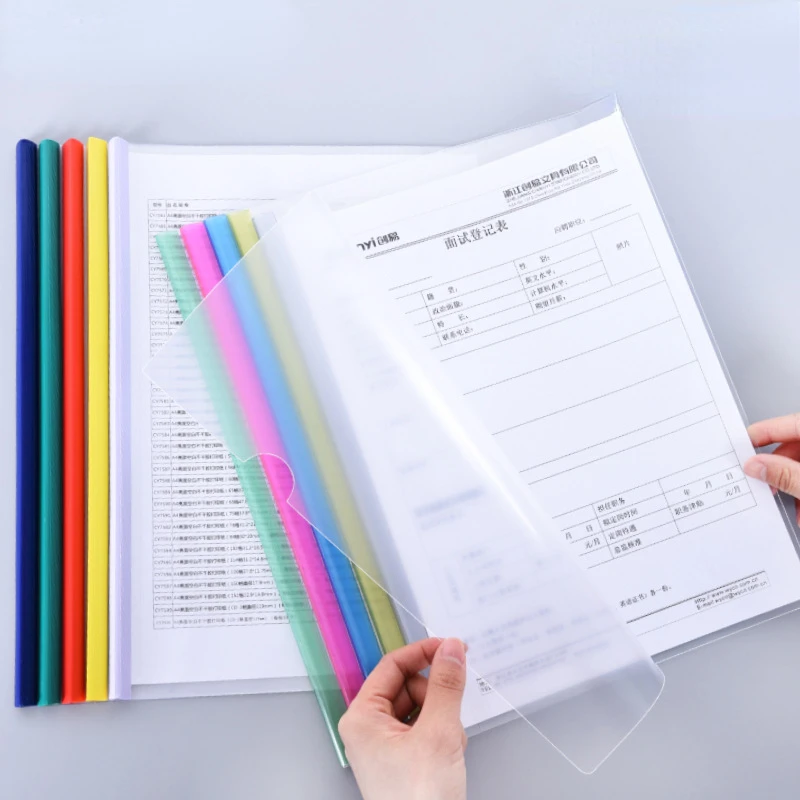 

NEW 10pcs A4 File Folder With Draw Rod, File Folder For Office Home File Management School Teacher Student Test Papers Storage