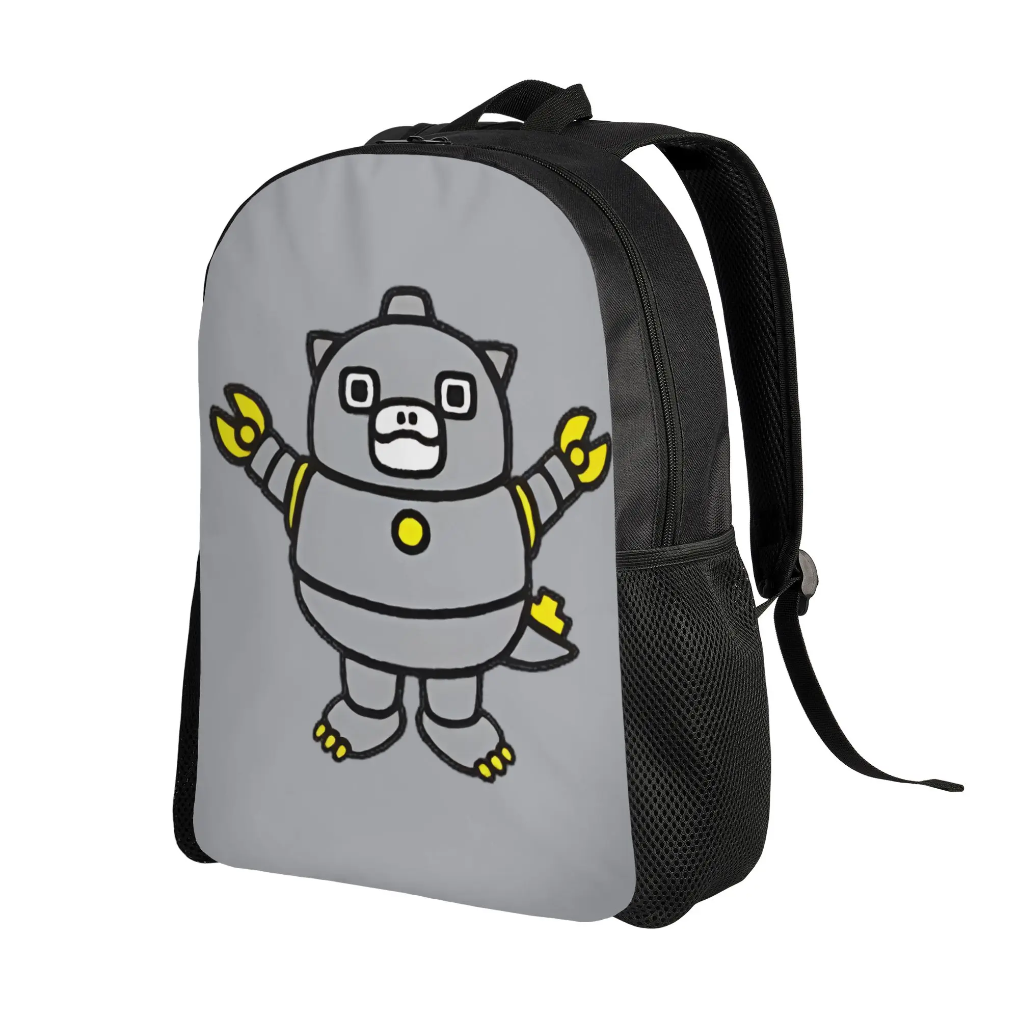 Chibi Mechagodzillas Cartoon Backpack for Men Women Teenage High School Business Daypack Cute Laptop Canvas Bags Sports