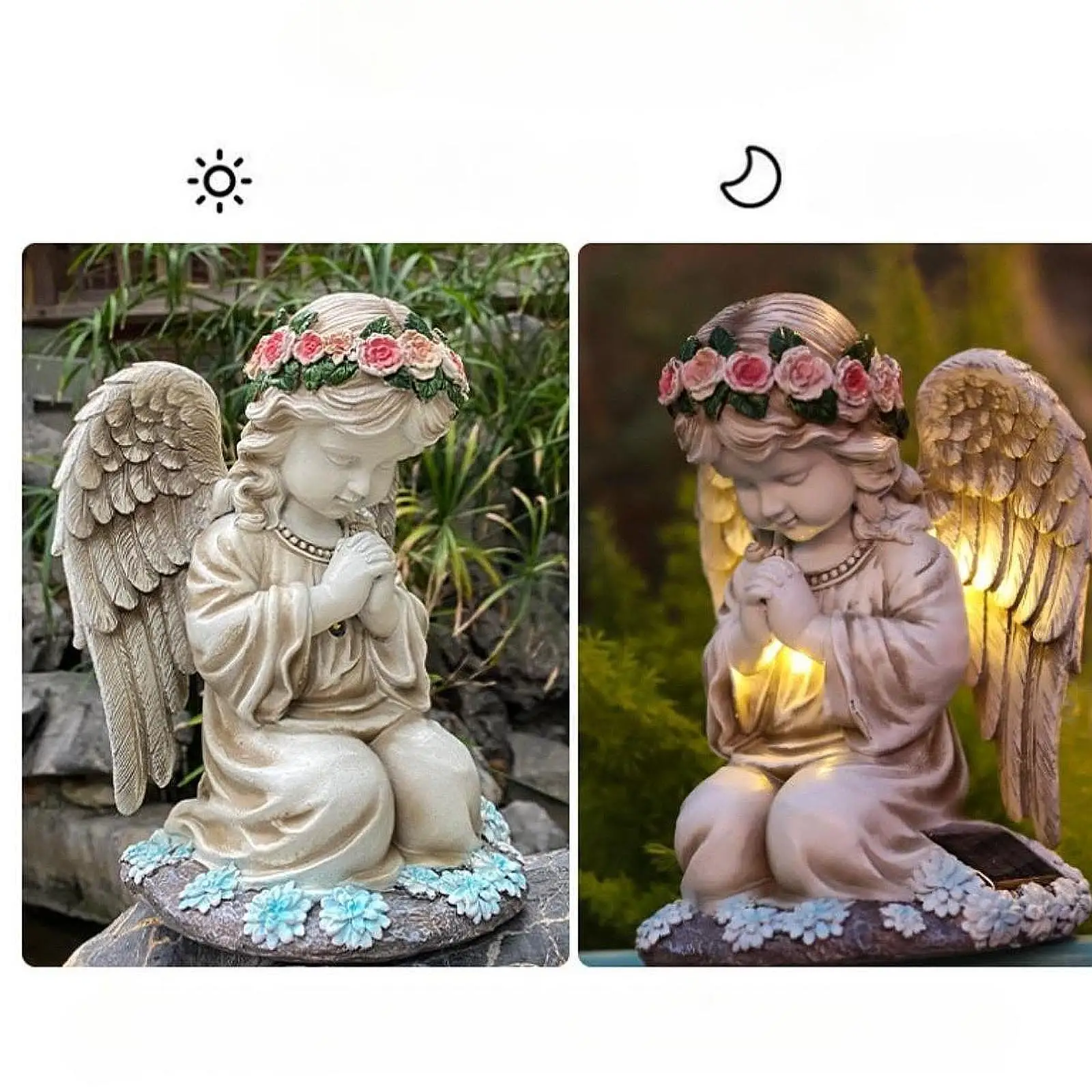 

Angel Garden Statue Landscape Creative Sculpture for Outside Yard Courtyard