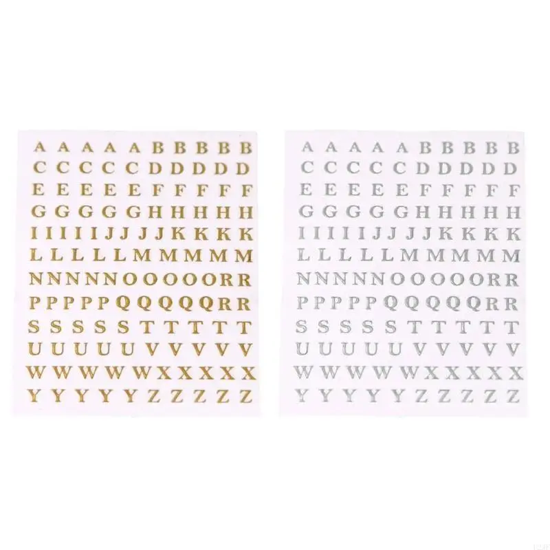 Letters Metal Stickers Resin Mold Fillers Jewelry Making Material Supplies