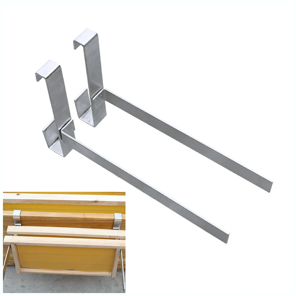 

1PCS Beekeeping New Beehive Metal Frame Holder Stand Bracket Adjustable Save Space Check Or Inspection Bee Colony Tools Supplies