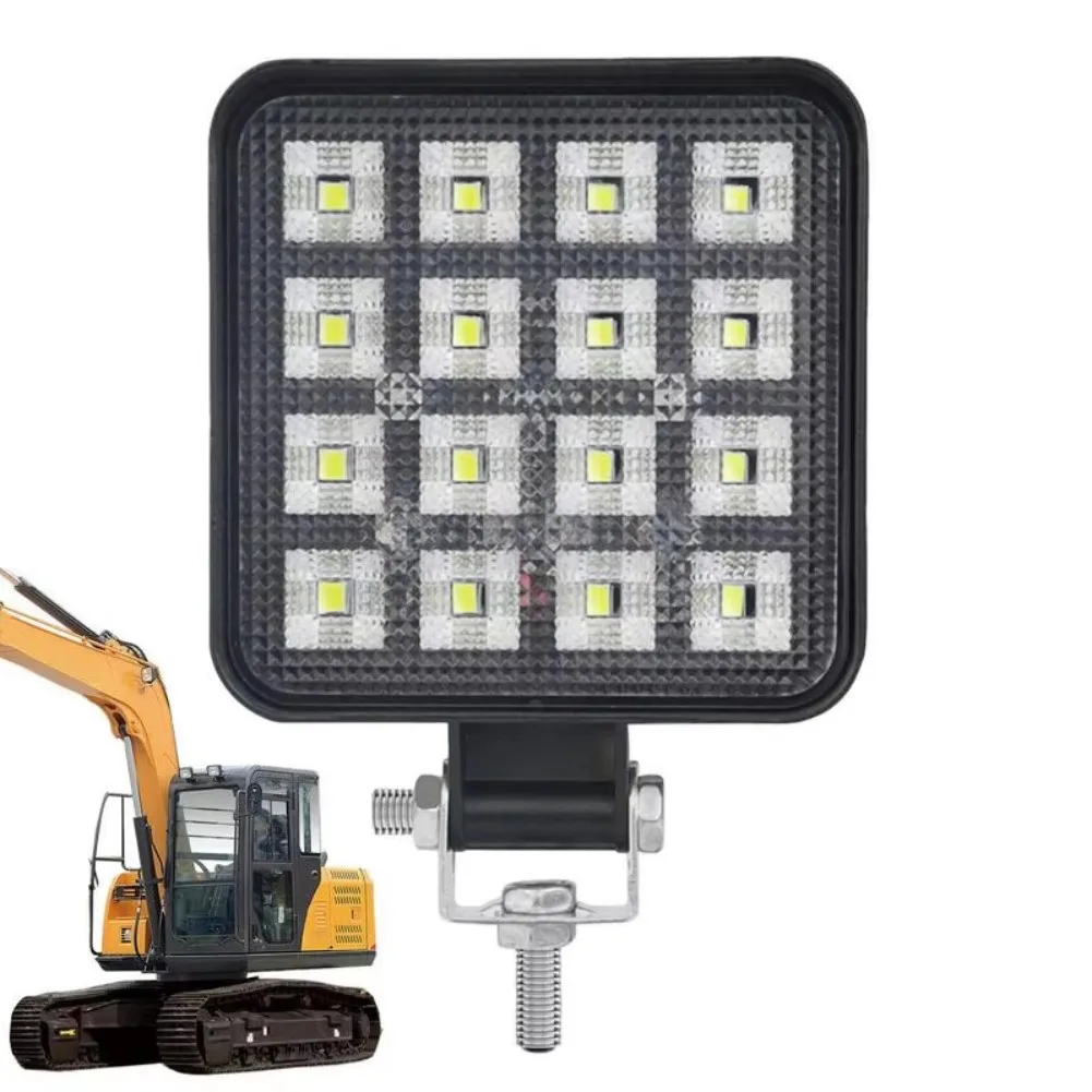 

Mini Square 16LED Work Light Off Road 12W 5000LM Floodlight IP65 Waterproof Aluminum Compatible with Vehicles Truck Car