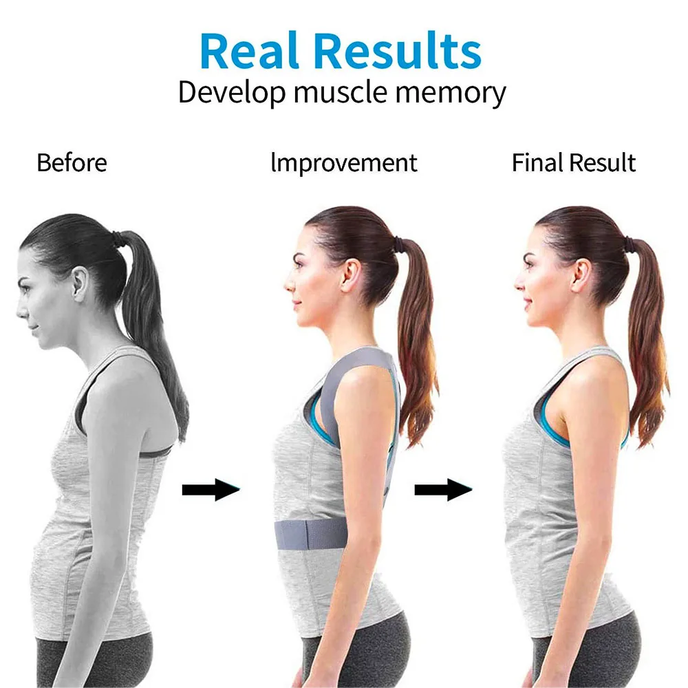 Adjustable Back Posture Corrector Belt Shoulder Waist Lumbar Support Body Shaping for Student Children Adult Humpback