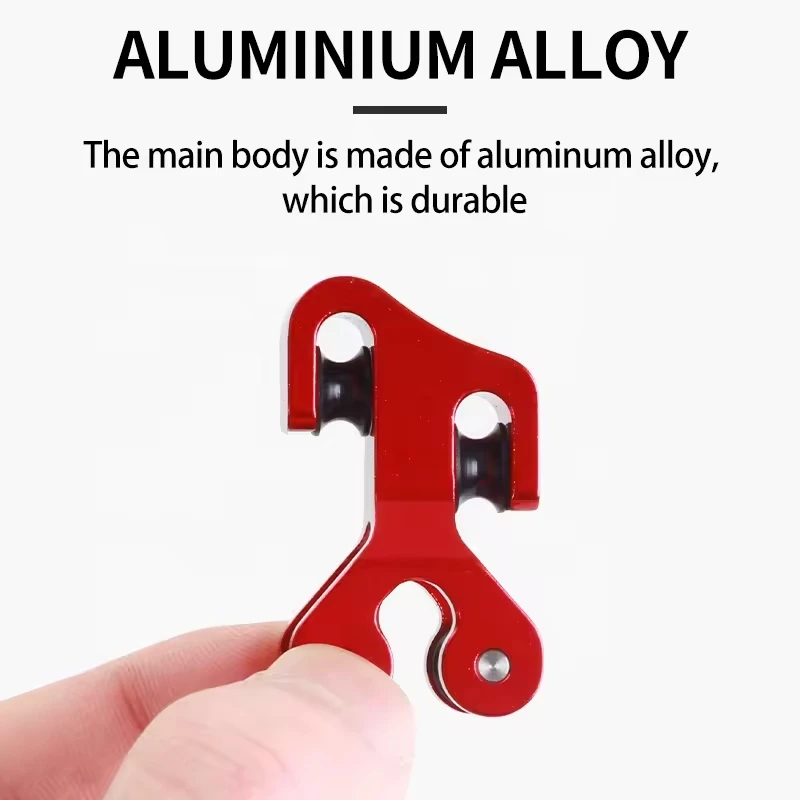 Compound Bow String Separator Roller Aluminum Alloy Cable Slide Splitter Low Friction Noise Reduction Hunting Shooting Protector