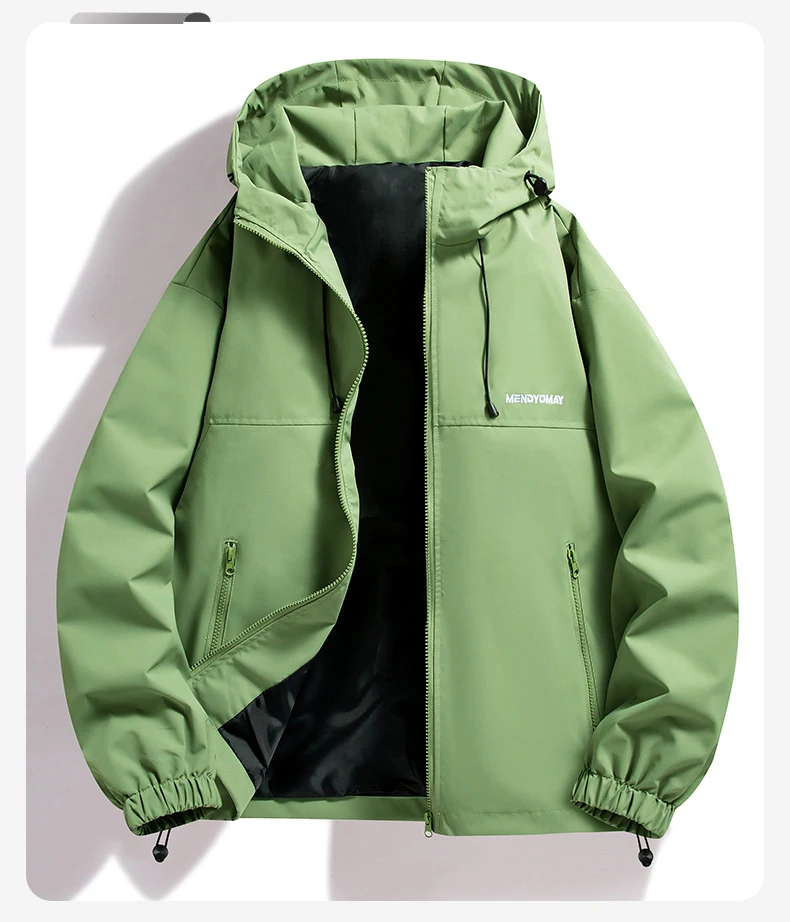 Unisex-Wanderjacken, wasserdicht, winddicht, für Frühling und Herbst, Trekkingjacke, Damen-Windjacke, Outdoor-Angel- und Campingjacke, Paarjacken. – Detail 8