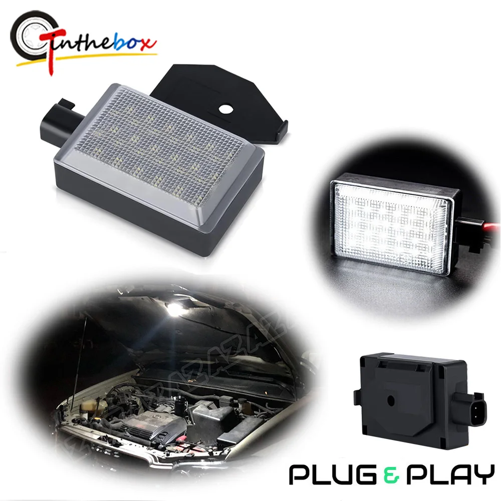 

Gtinthebox 1PC White LED Car Under Hood Light For Chrysler Concorde, For Dodge Neon/Ram 1500/2500/3500, For Jeep Grand Cherokee