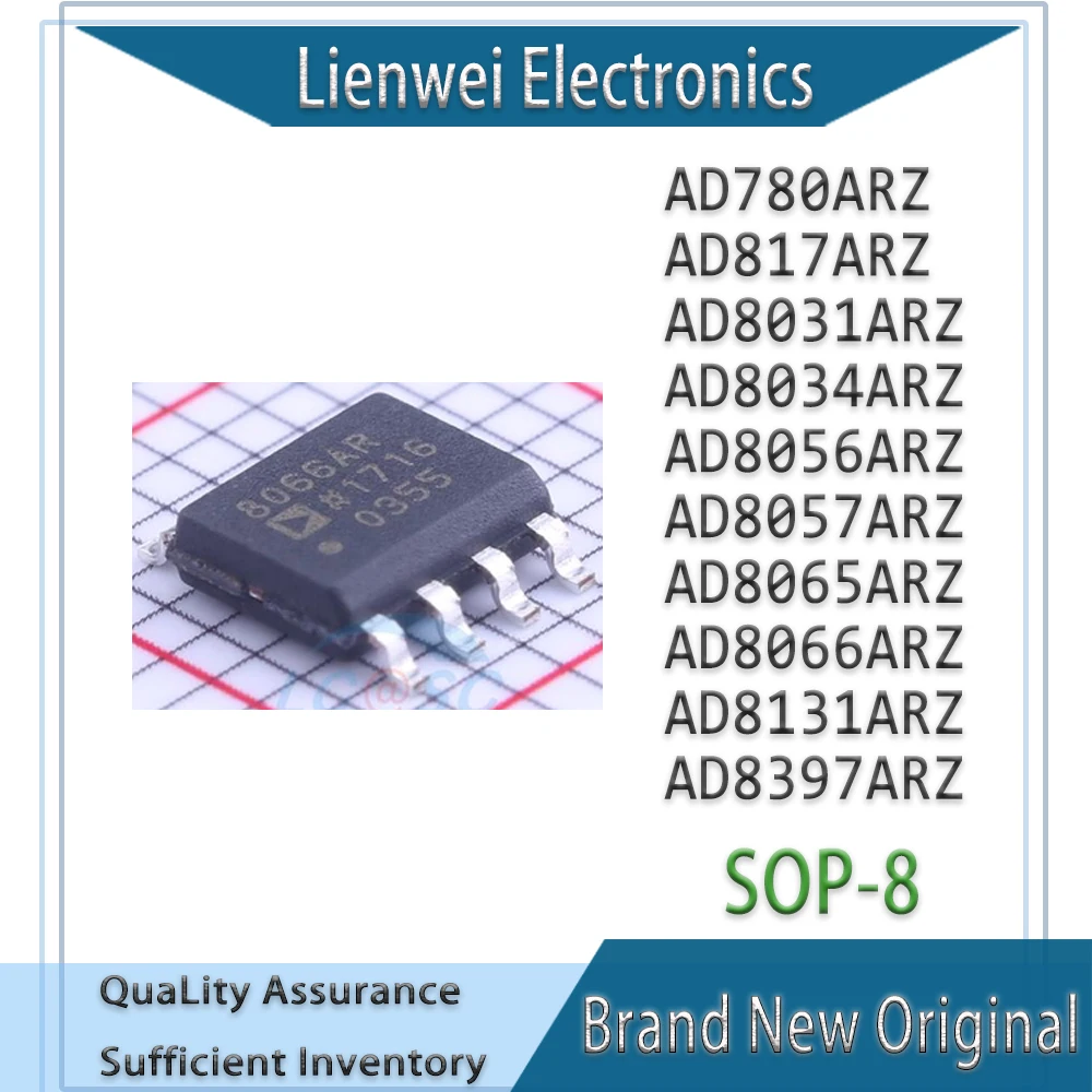 

100% New AD780ARZ AD817ARZ AD8031ARZ AD8034ARZ AD8056ARZ AD8057ARZ AD8065ARZ AD8066ARZ AD8131ARZ AD8397ARZ IC Chipset SOP-8