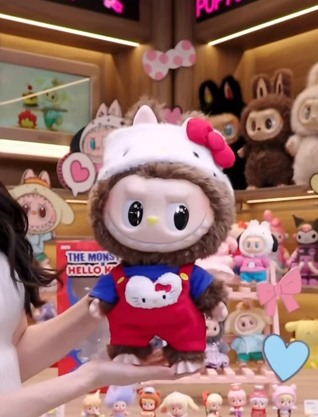 

POPMART Joint Product Labubu Hello Kitty Series 38CM Big Doll A Delightful Surprise Gift That Combines Cuteness with Good Looks