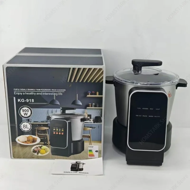 Multi-function Timing Swallow Maker, Fufu Yam Pounding Machine, West African Food Processor For Household Food Prep Home Supply