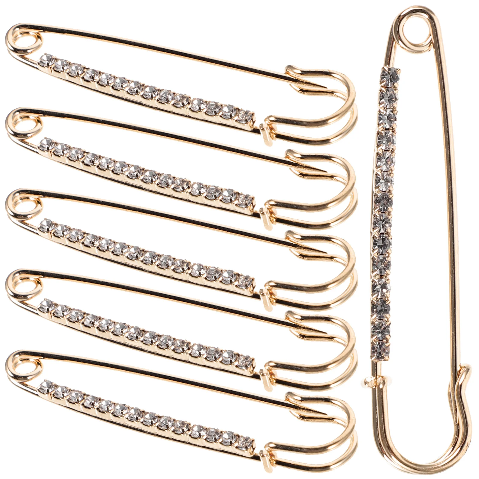 

12Pcs Anti-Show Safety Pins Reliable Multi-Function Metal Pin for Bag Hanging Clothes Sewing DIY Decoration Tool