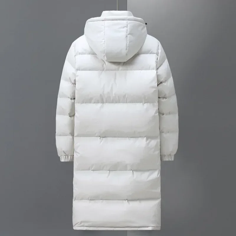 Männer Winter lange Daunen mäntel Kapuze lässig Enten Daunen Puffer Jacken Qualität männlich Outdoor wind dicht warme Winter jacken Kleidung 5x