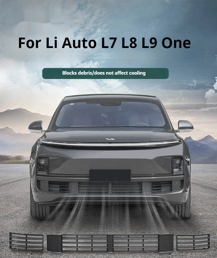 For Li Lixiang L7 L8 L9 /One Lixiang Anti-Bug Net Three-Stage Medium Net Protective Cover Anti-Dust Car Accessories