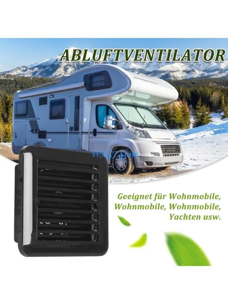 

37JE Roof Exhaust Fan Weather Resistant ABS Material Easy Mount Automotive Cooling Sy