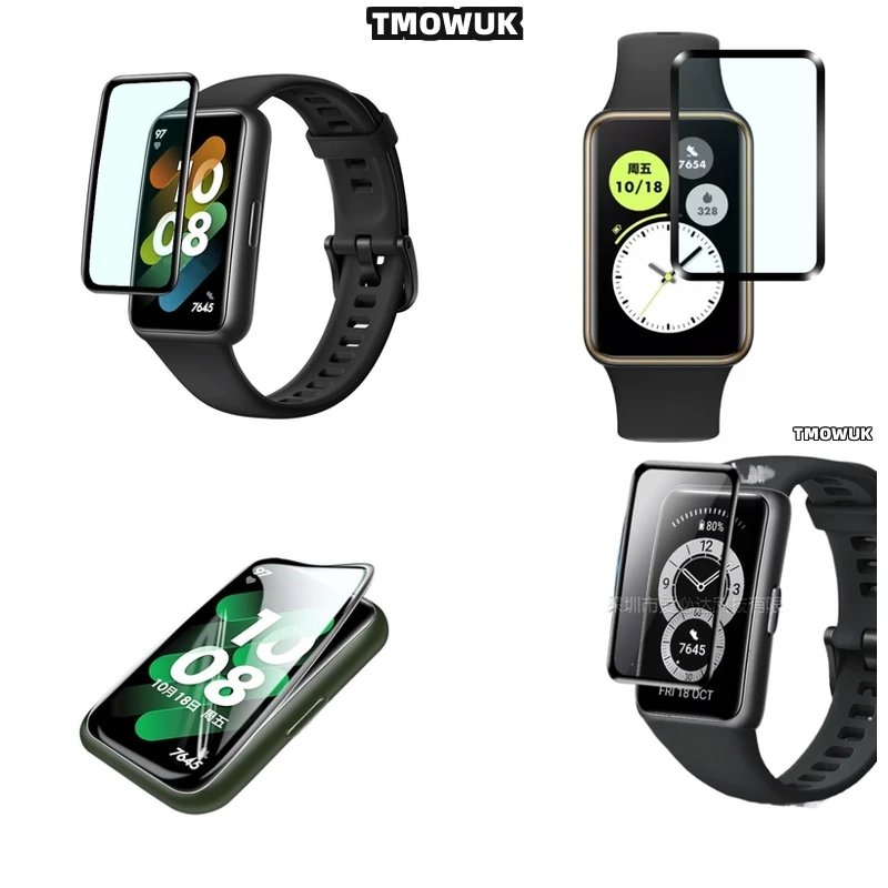 

For Huawei Honor Band 6 7 9 10 Rugged Design 3D Curved Anti-Scratch Film